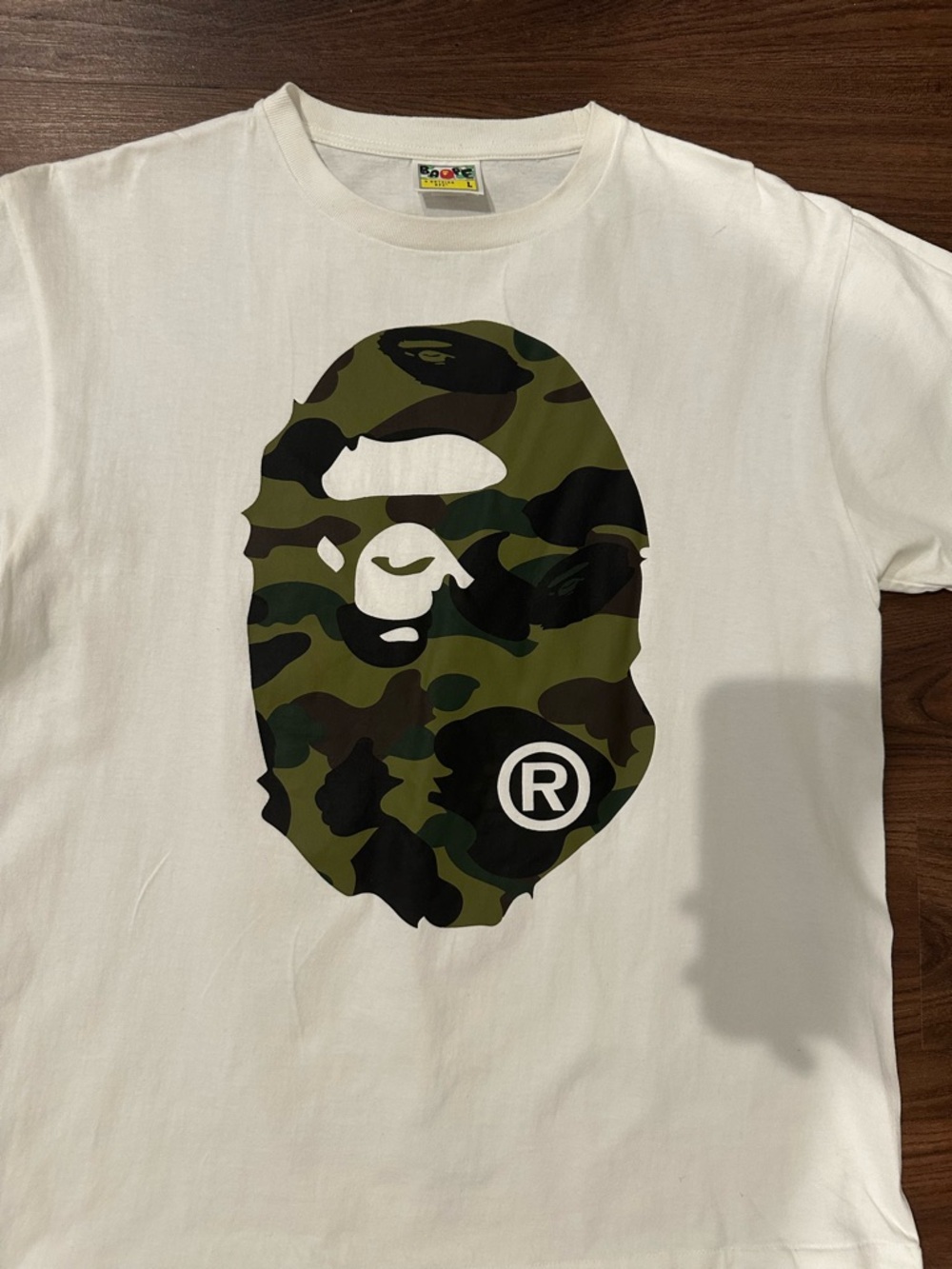 Bape White Camo T-Shirt - Picture 3 of 6